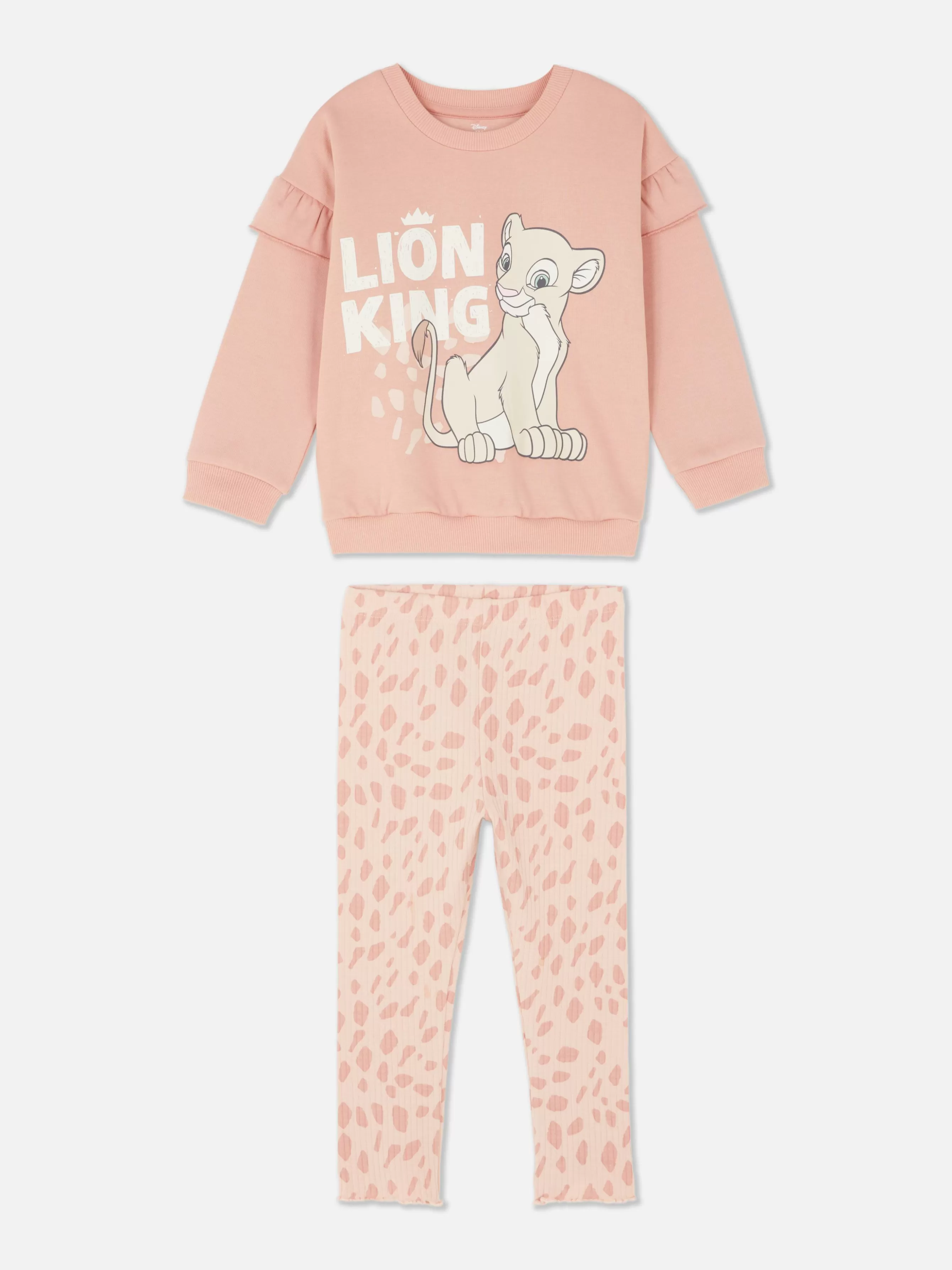Hot Primark Ensemble Col Ras-du-cou Et Legging 30e Anniversaire Disney Le Roi Lion Nala Rose