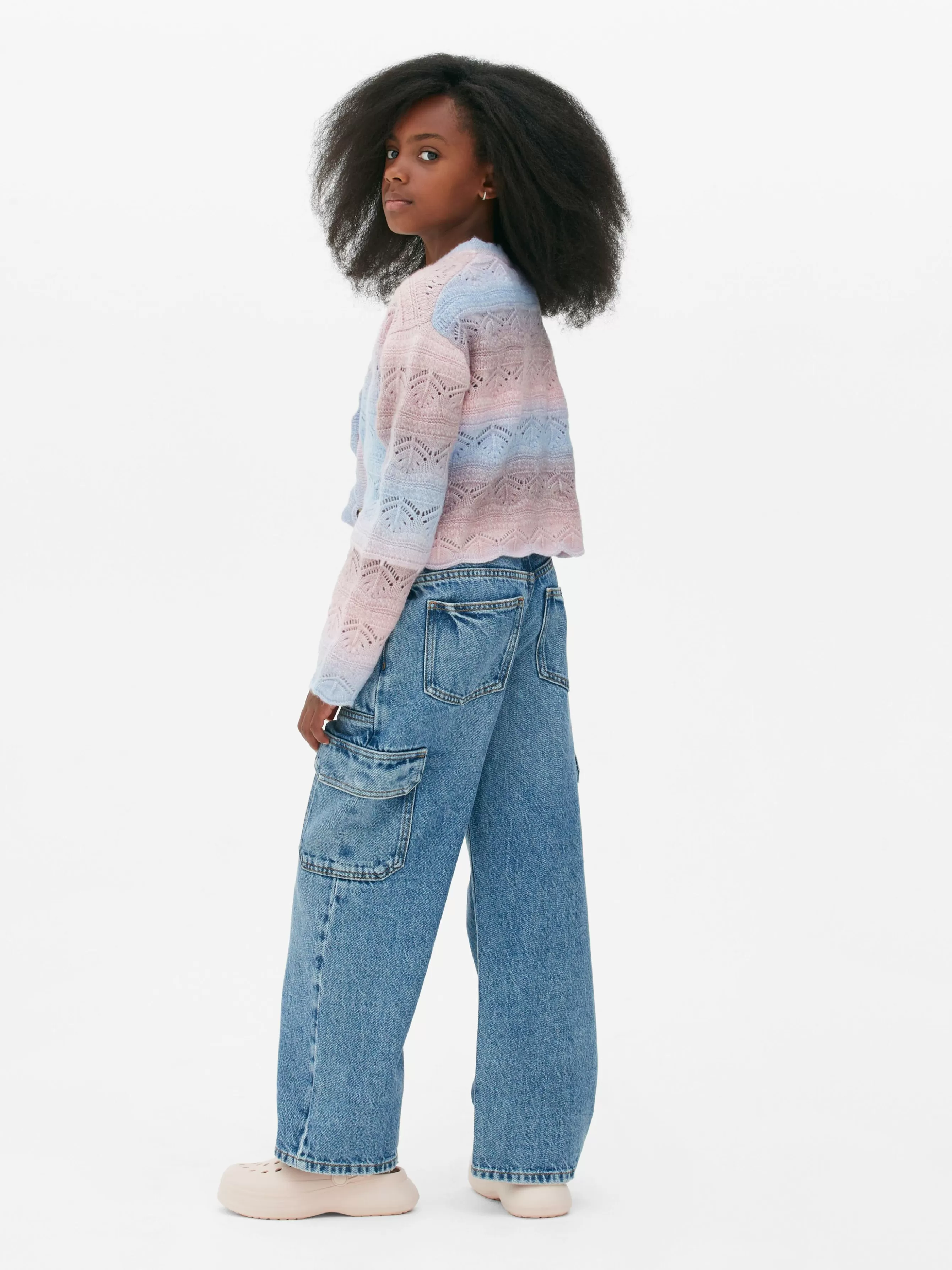 Hot Primark Gilet En Pointelle Effet Dégradé Multicolore