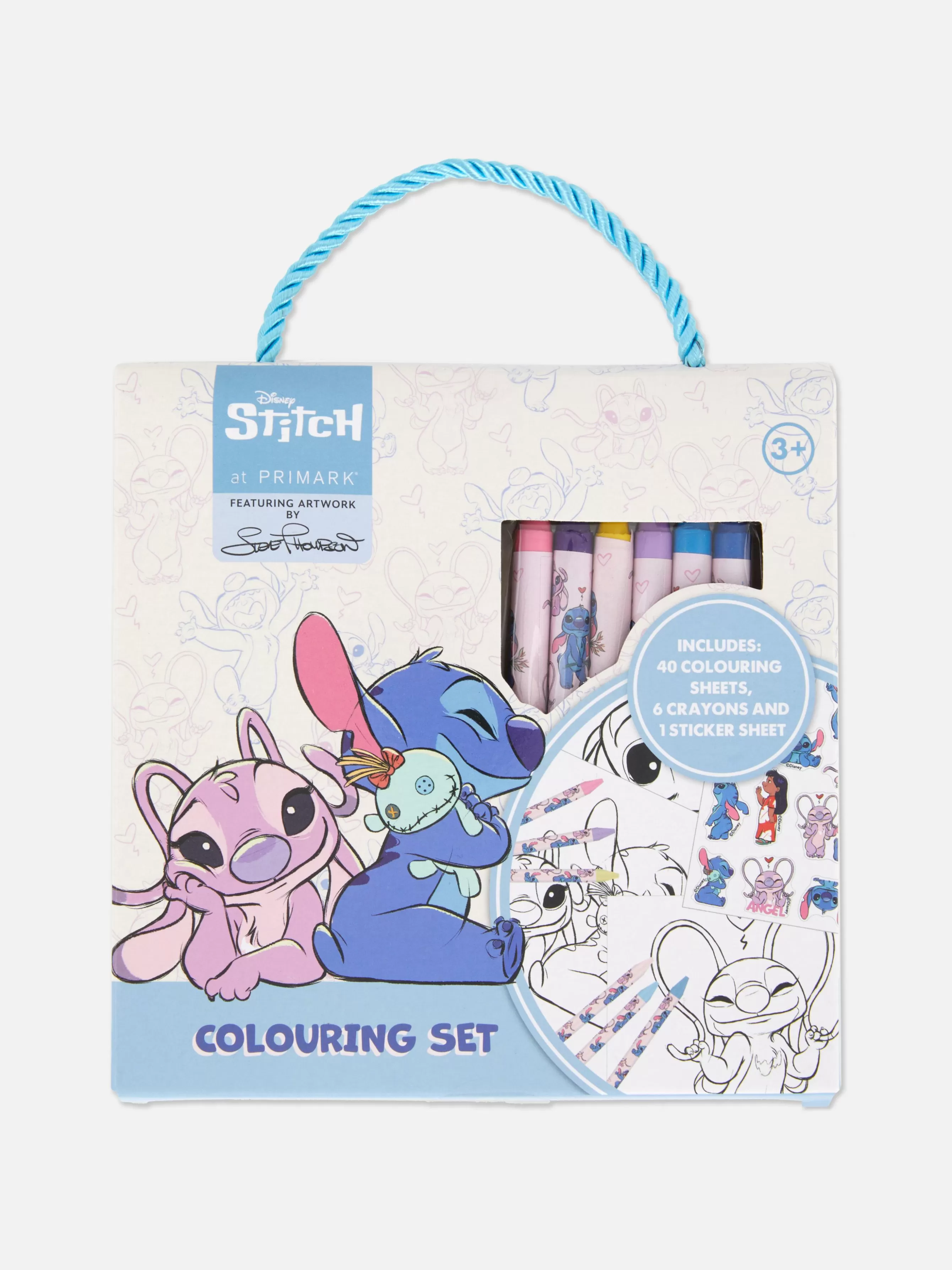 Store Primark Kit De Coloriage à Emporter Disney Stitch Et Angel Bleu