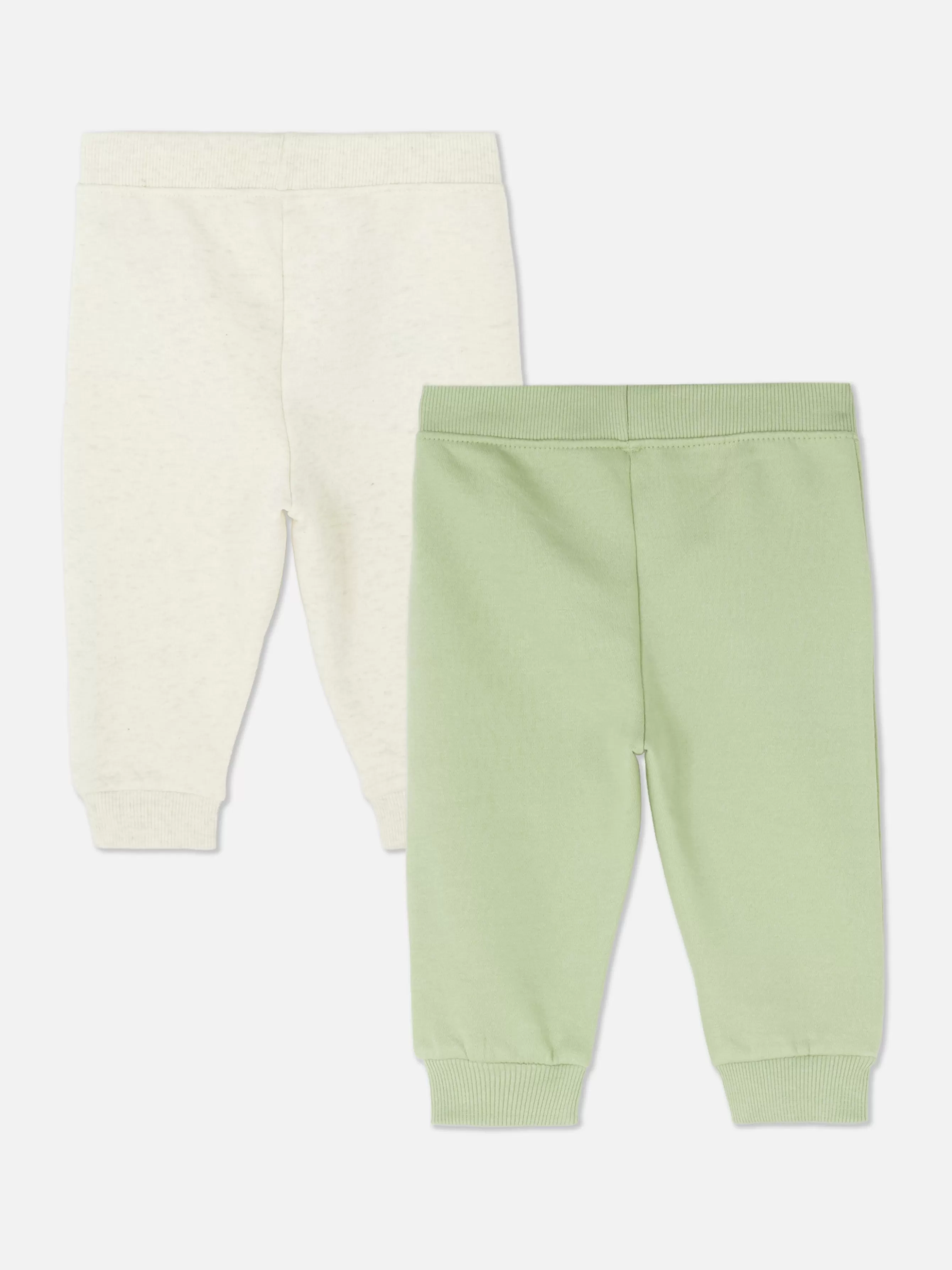 Best Primark Lot De 2 Bas De Jogging à Revers Avec Cordon De Serrage Écru