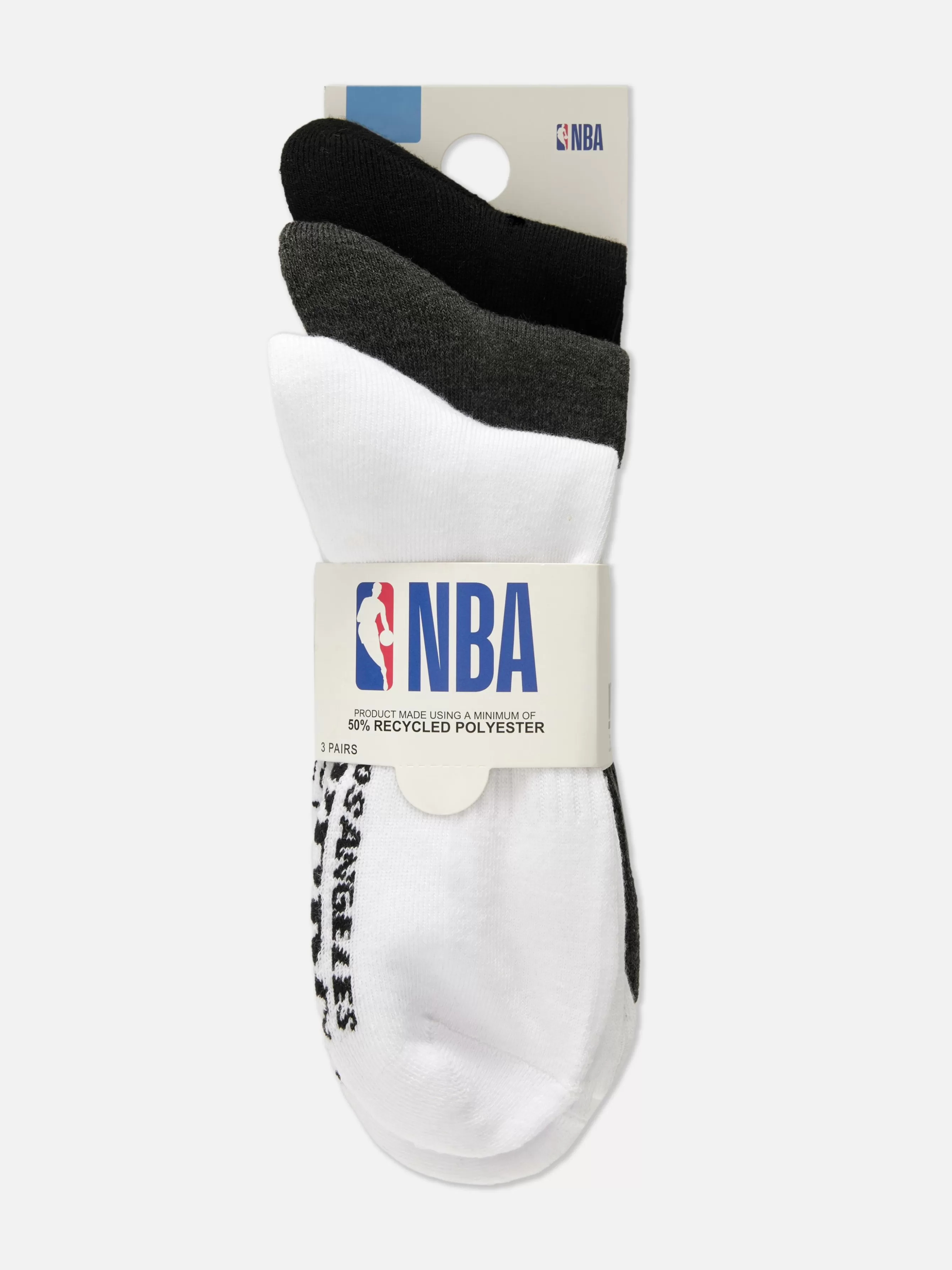 Best Sale Primark Lot De 3 Paires De Chaussettes NBA Los Angeles Lakers Multicolore