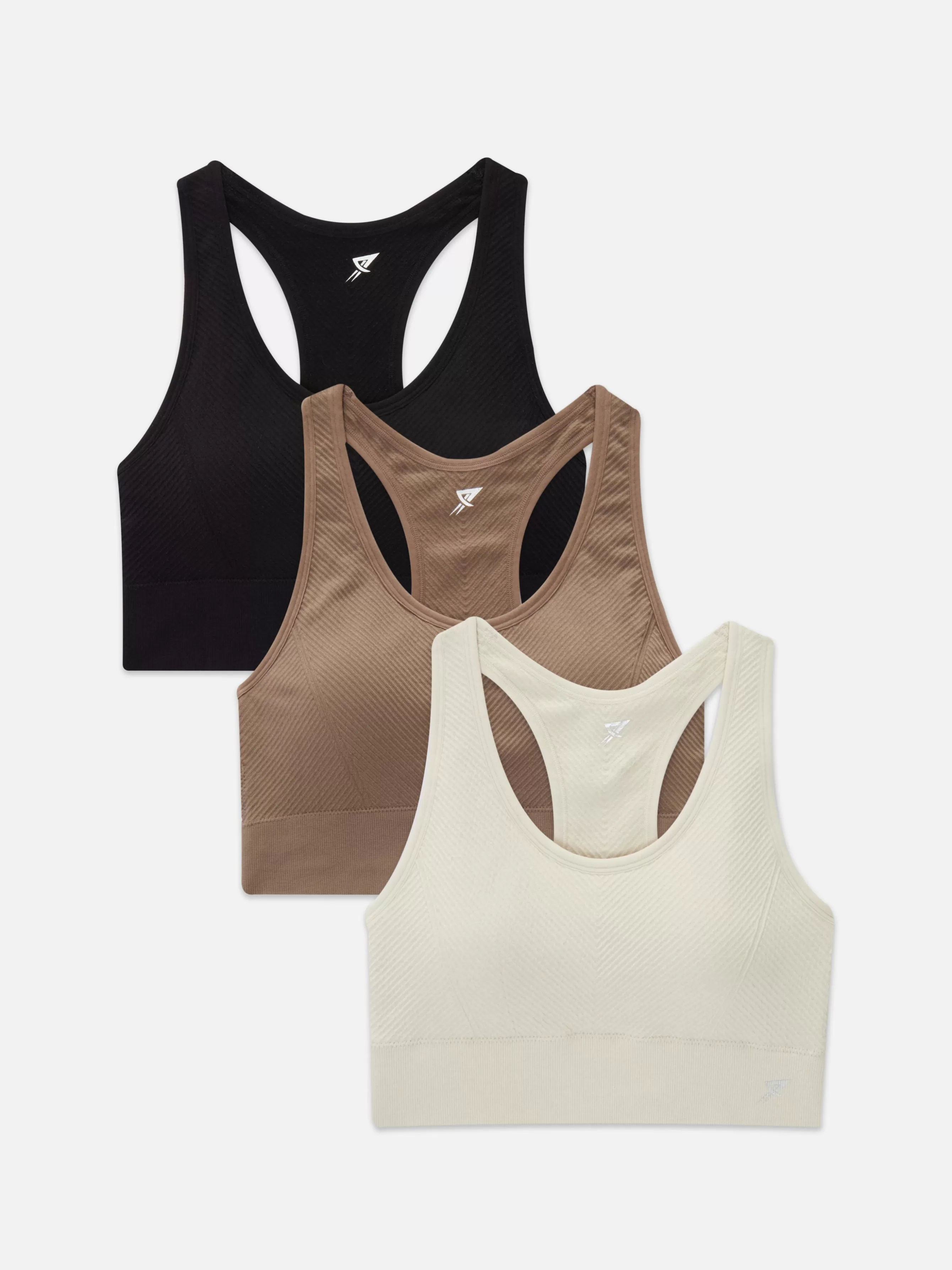 Best Primark Lot De 3 Soutiens-gorge De Sport Sans Coutures Grège