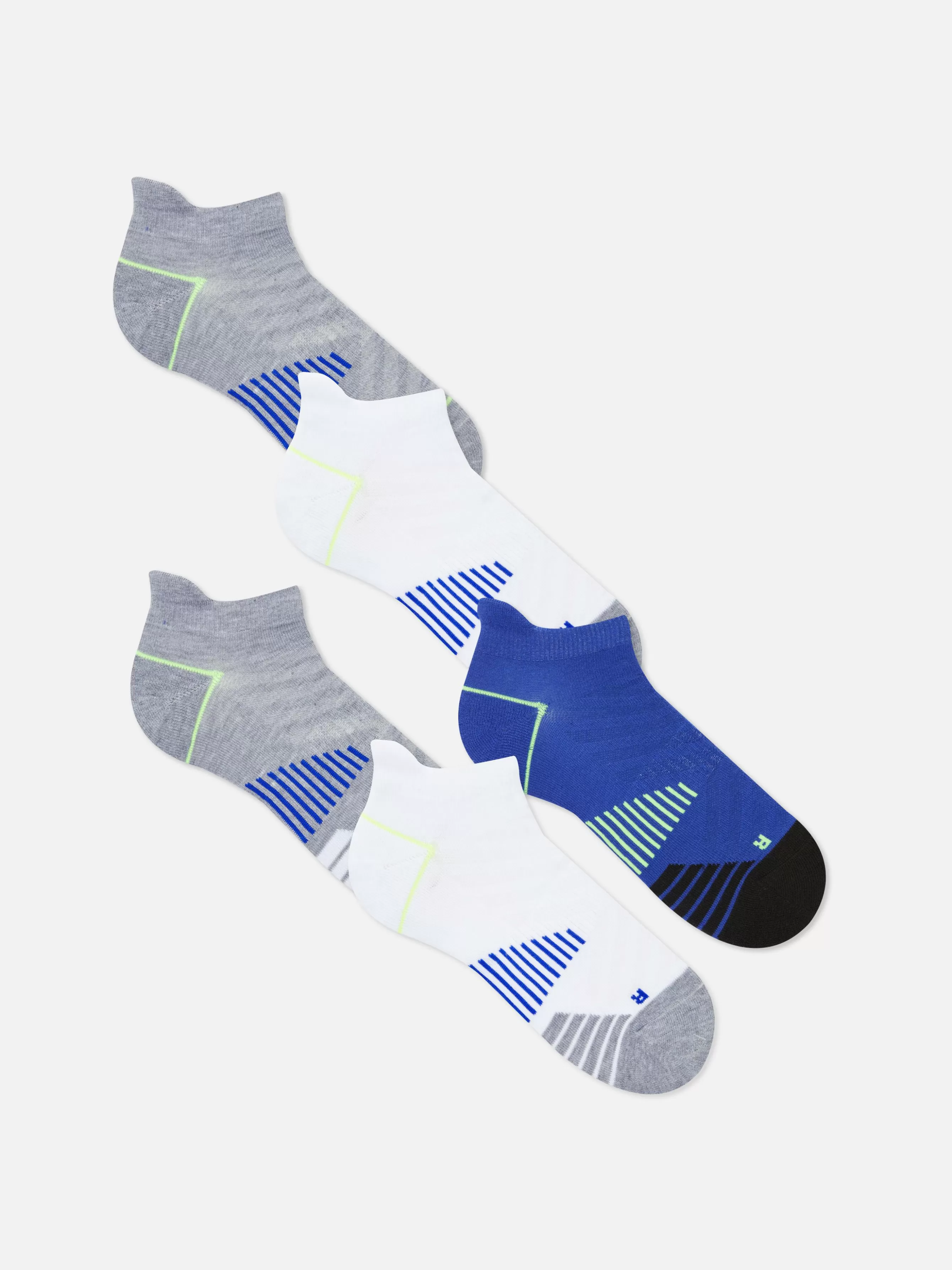 Best Sale Primark Lot De 5 Paires De Chaussettes De Sport à Rayures Blanc