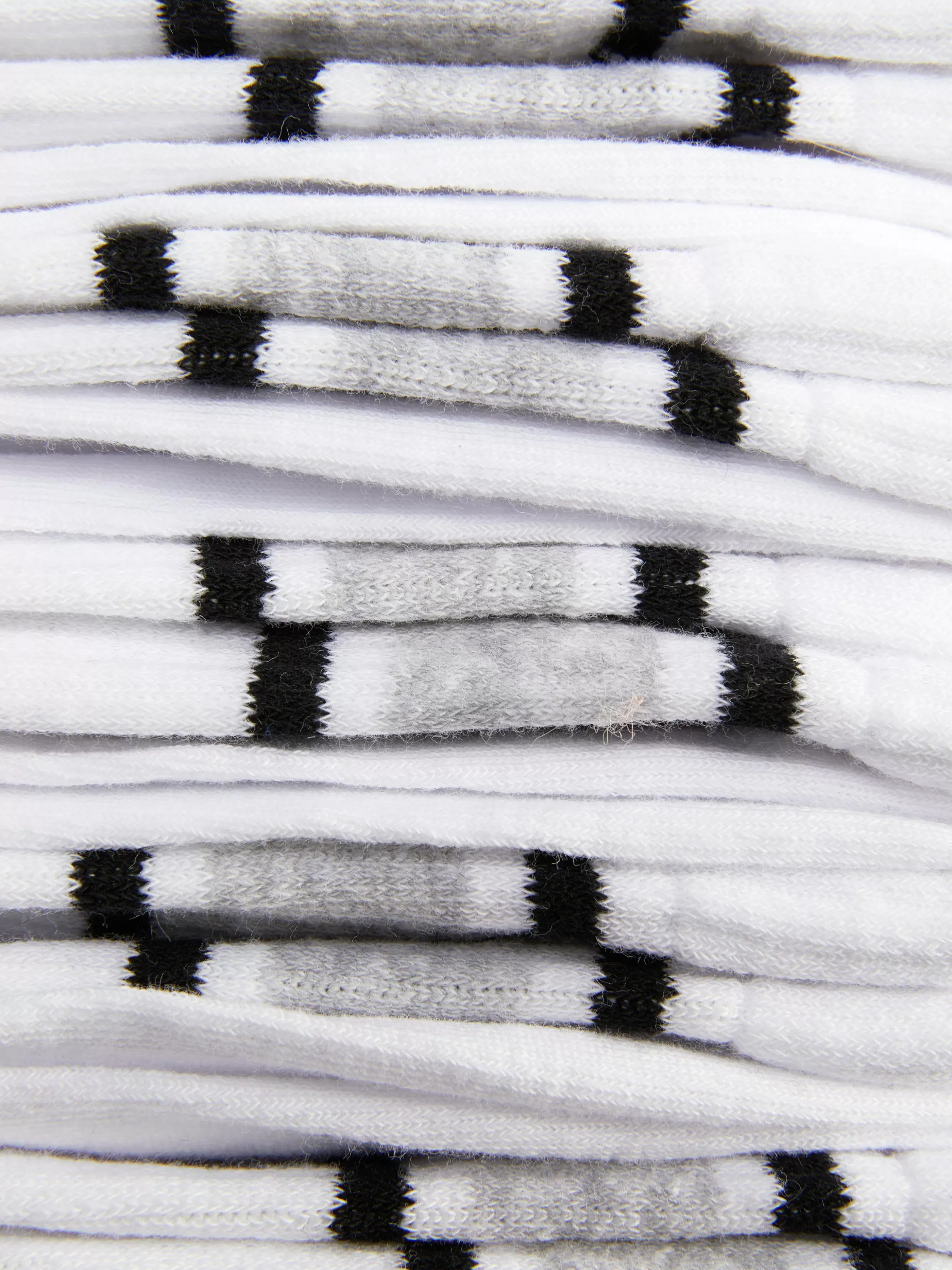 Cheap Primark Lot De 5 Paires De Chaussettes De Sport à Rayures Blanc