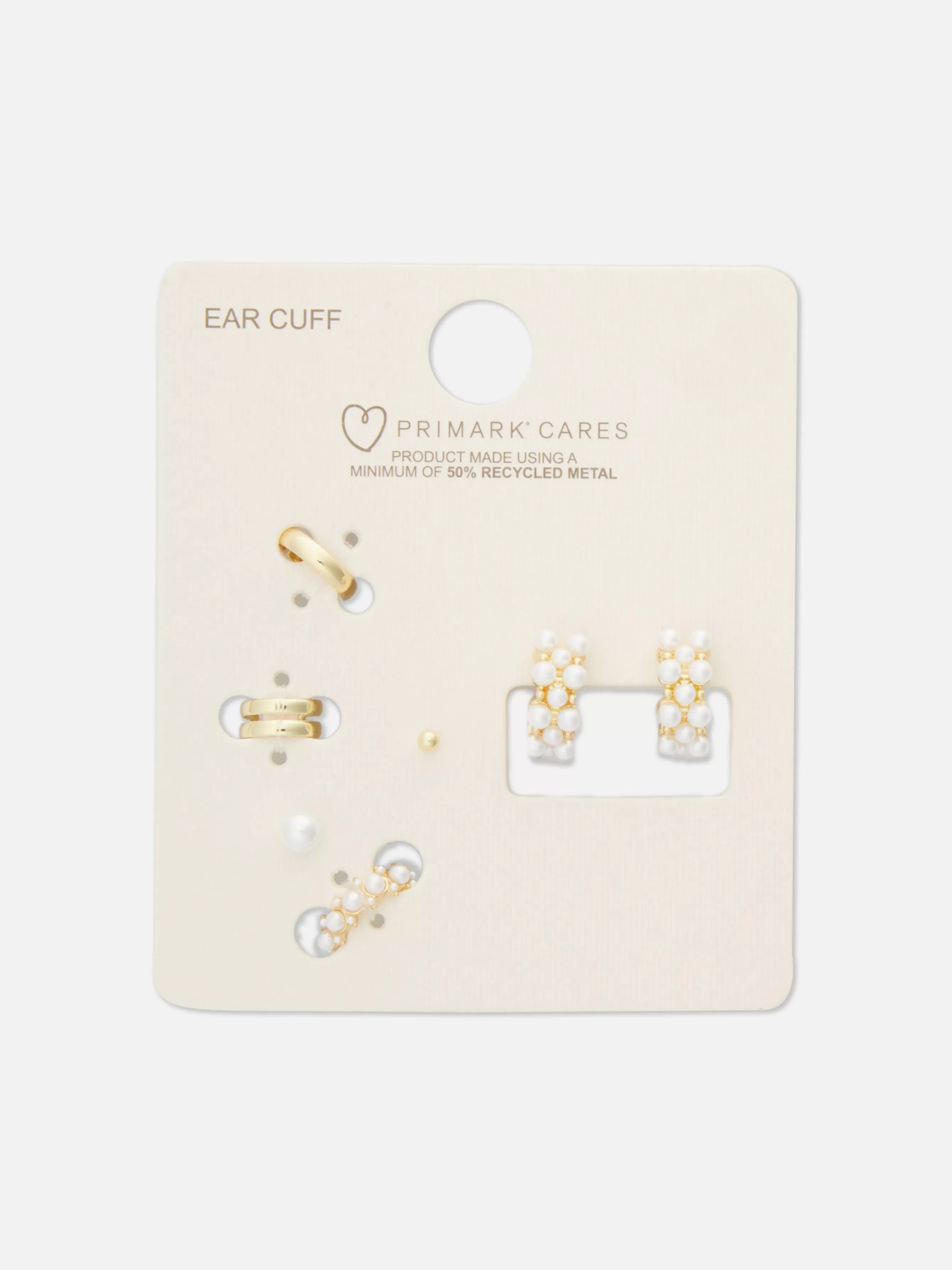 Outlet Primark Lot De 6 Paires De Boucles D'oreilles à Fausses Perles Jaune