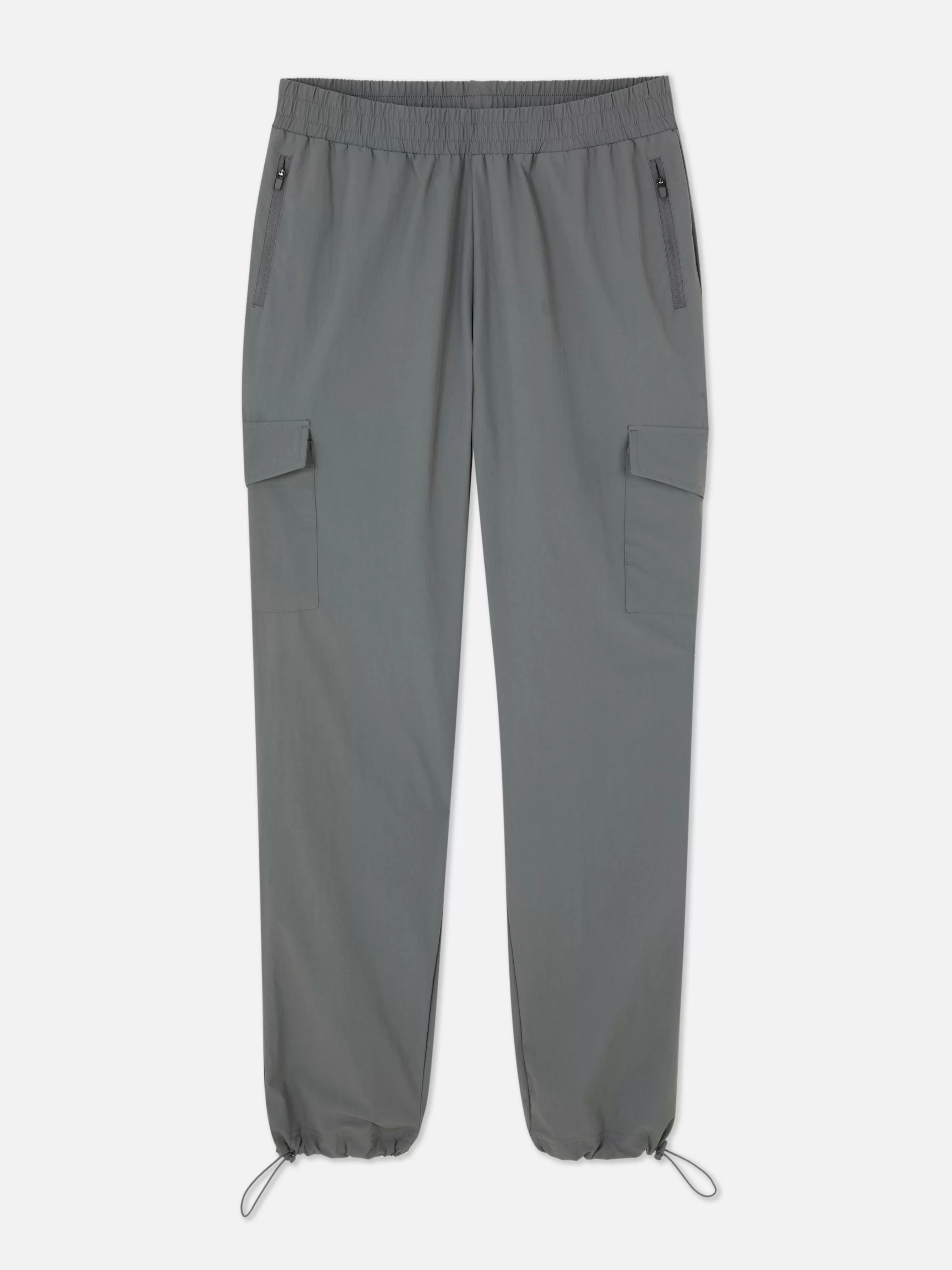 Sale Primark Pantalon Cargo Resserré Aux Chevilles Avec Bloque-cordon Anthracite