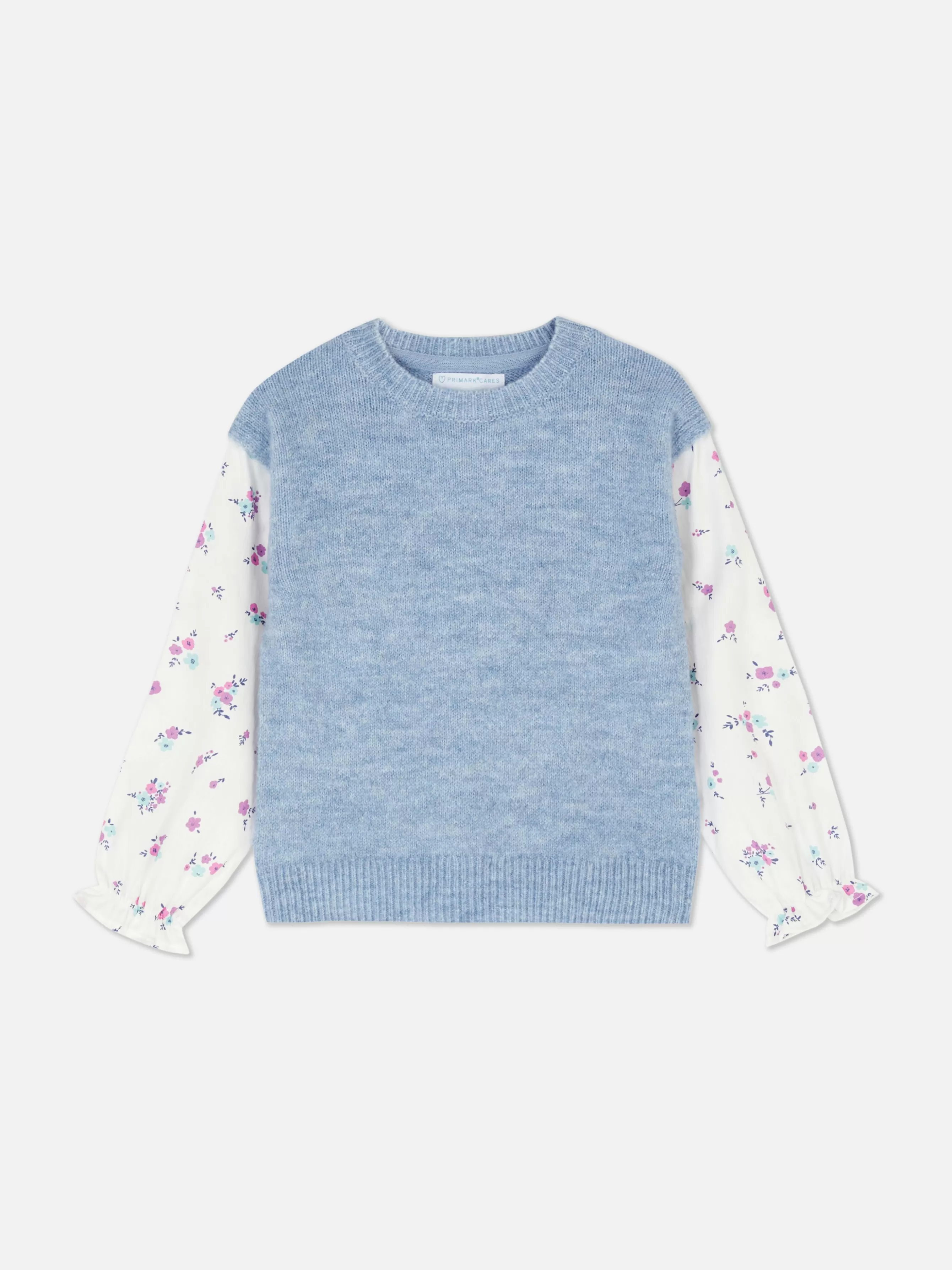 Flash Sale Primark Pull à Manches Contrastées Bleu