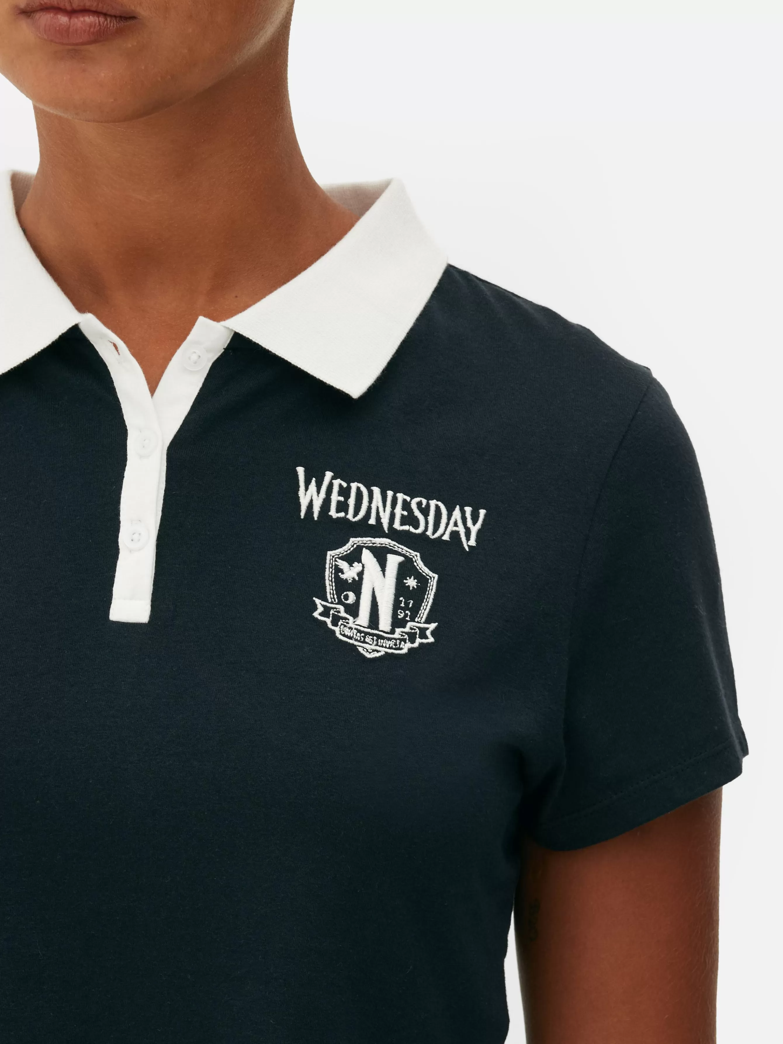 pyjama_short_mercredi_addams_3.webp Online Primark Pyjama Short Mercredi Addams Noir