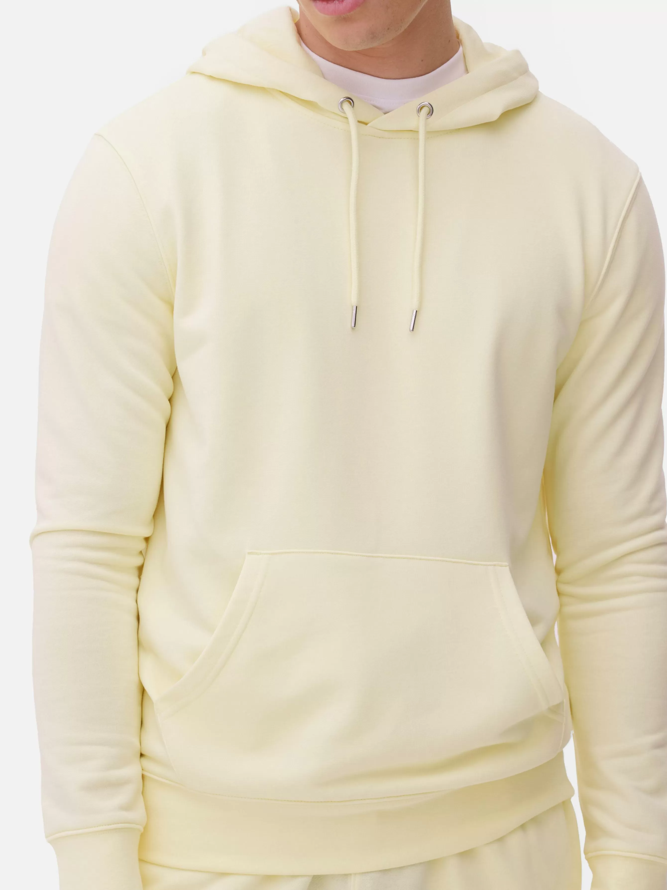 Outlet Primark Sweat à Capuche à Enfiler Avec Cordon De Serrage Jaune clair