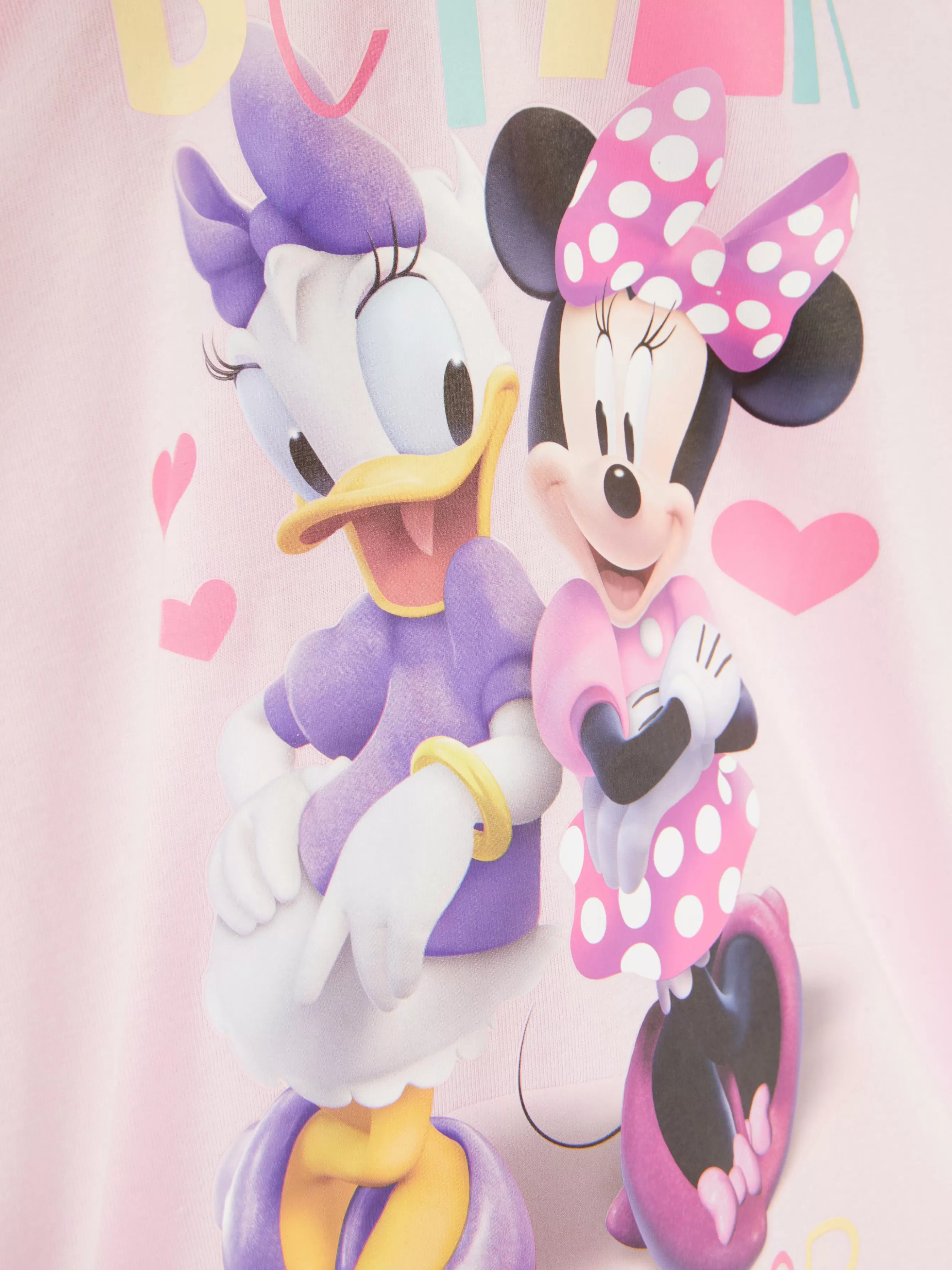 Hot Primark T-shirt De Nuit à Volants Disney Minnie Mouse Et Daisy Duck Rose