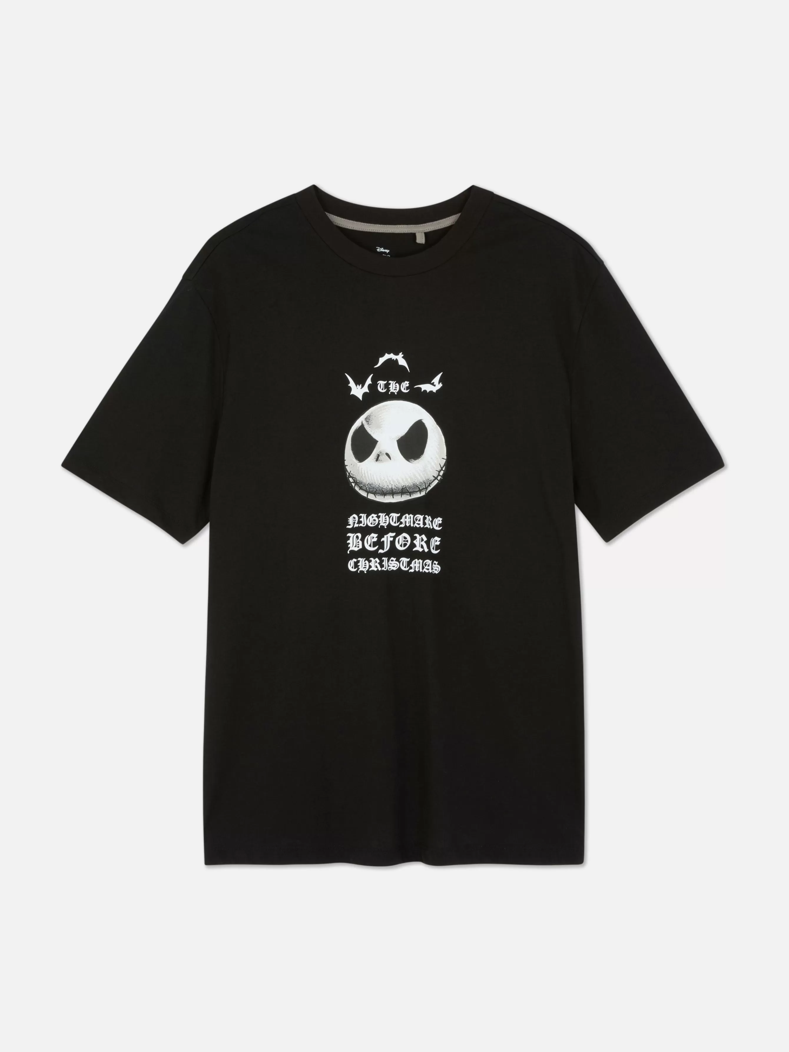 Fashion Primark T-shirt Disney L’Étrange Noël De Monsieur Jack De Tim Burton Noir